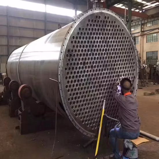Equipamento de troca de calor químico em aço inoxidável, titânio, níquel e Hastelloy