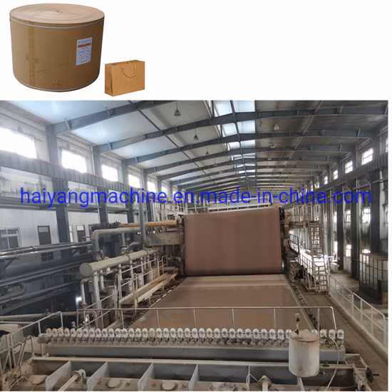 Papel canelado de segunda mão usado para máquina de fabricação de papel Kraft de placa de papel